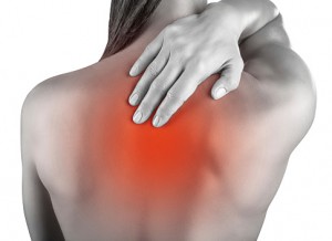 坐骨神経痛の後に背中が痛い。